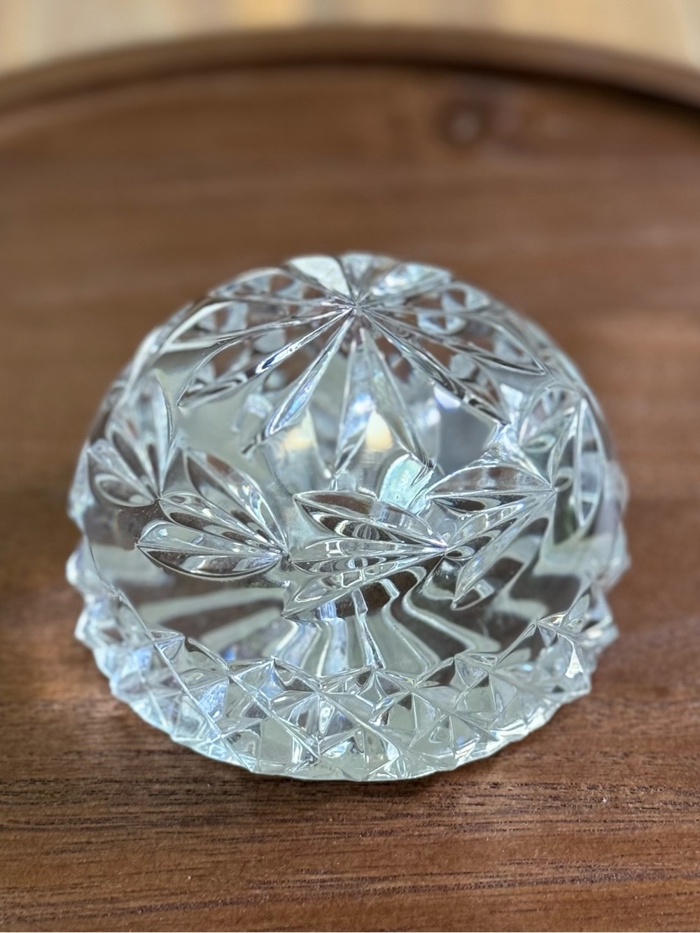 Vintage Galway Irish Crystal Paperweight